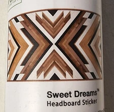 Sweet Dreams Headboard Sticker - King - 21.26" X 75.98" X 2 Pieces - Funlife