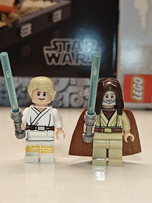 NEW Star Wars Obi-Wan Kenobi + Luke Skywalker Custom Lego Minifigures Mos Eisley
