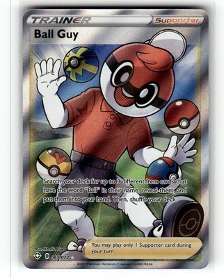 Ball Guy (Full Art) Shining Fates Holo Ultra Rare 065/072 NM