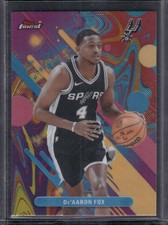 2025-26 Finest #99 Deaaron Fox Oil Spill