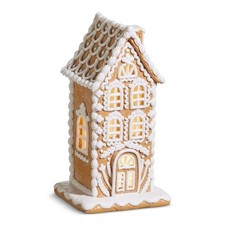 RAZ IMPORTS 10''LIGHTED GINGERBREAD HOUSE4416417