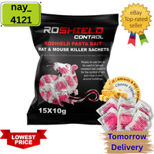 ✅Roshield 150g Mouse & Rat Poisoning Pasta Sachets – Fast Acting Rodent Killer✅