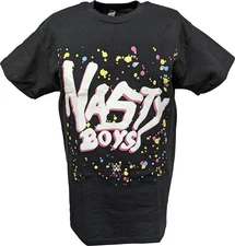 Nasty Boys Mens Paint Splatter T-shirt Brian Knobbs Jerry Sags