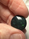 Black Opal with Green throughout. Cabochon with Iridescent Flecks 5cts — photo 7