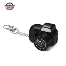 1080P Mini Keychain Camera Retro Digital Video Recorder w/8GB Card Black