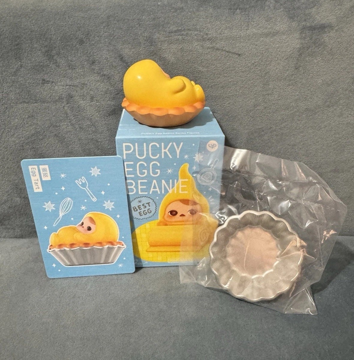 Pop Mart Pucky Egg Beanie Series Figure Opened Blind Box - Egg