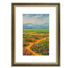 Golden State Art 12x16 Ornate Picture Frame w/Mat for 8x12 Photo/Print Display