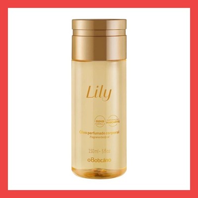 Lily O Boticario Oleo Perfumado Corporal 150ml Scented Body Oil Nova Formula NWB