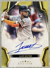 2024 Topps Five Star Luis Matos RC #FSA-LM Auto On Card 🔥⚾️