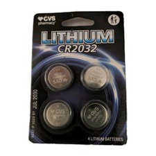 CVS Batteries CR2032 4ct