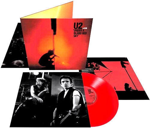 U2 Under a Blood Red Sky LIVE Limited Edition Red Vinyl LP NEW