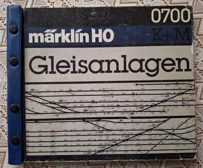 Märklin 0700 Gleisplanheft H0 für K- und M-Gleise