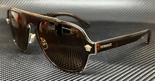 VERSACE VE2199 1252LA Brown Orange Polarized Men's 56 mm Sunglasses