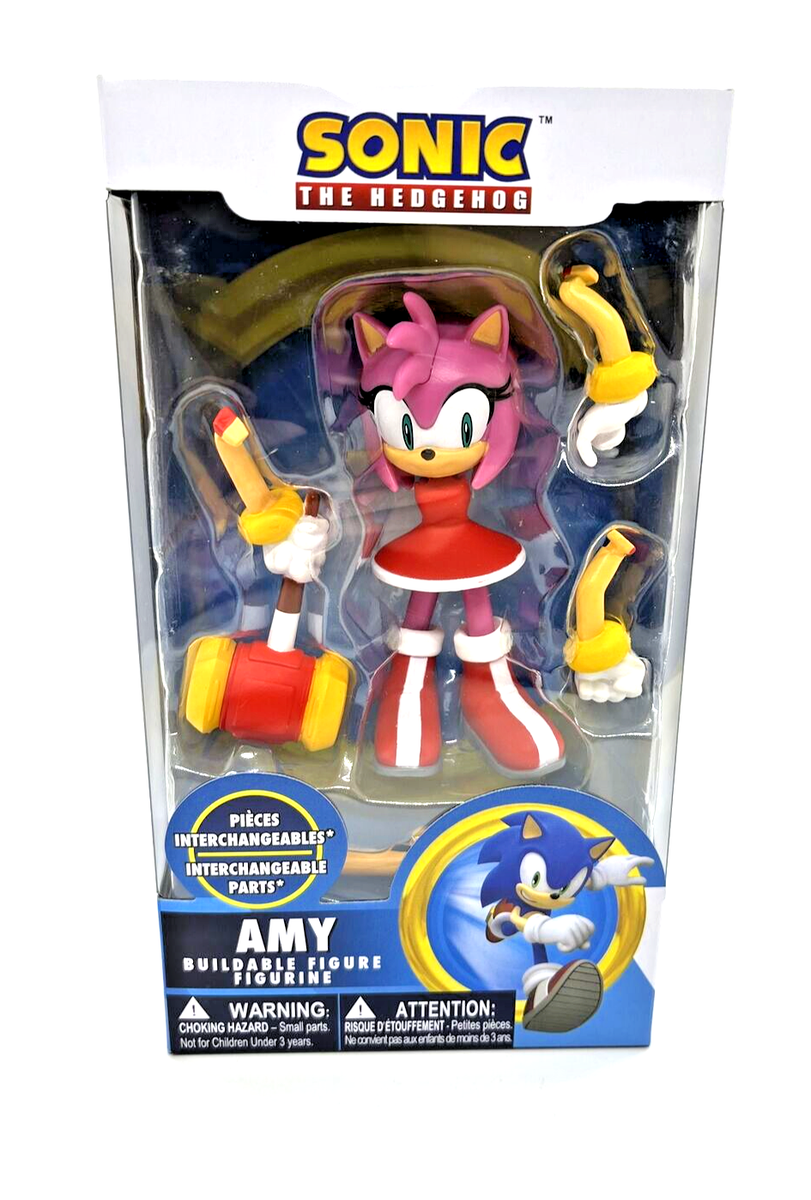Sonic The Hedgehog Amy Rose Buildable Figure 2022