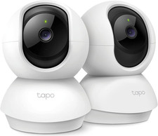 Tapo 2K Pan/Tilt Security Camera Motion Detection 2-Way Audio Siren Night Vision