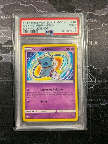 Shining Mew graded PSA 9 for sale on eBay