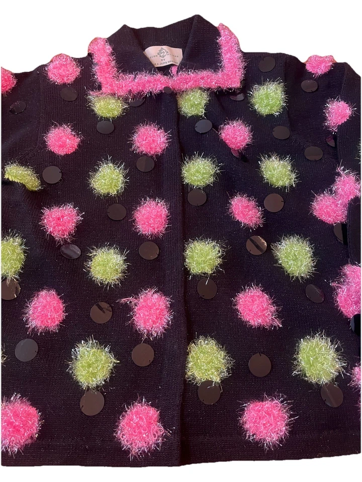 Rare Vtg Design Options Phillip Jane Gordon  Ugly Christmas holiday sweater M - Image 3 of 4