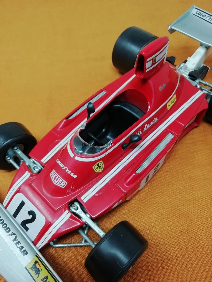 Polistil Modellino Ferrari 312 B3 Niki Lauda 1973 Model Car Scale 1:16 - Immagine 4 di 4