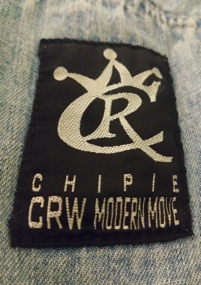 Chipie kurze Jeans Latzhose US Größe L Vintage  - Bild 4 von 4