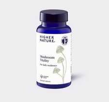 Higher Nature Mushroom Vitality 60 Vegan Capsules with 8 functional mushrooms