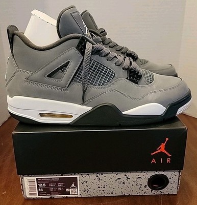 Air Jordan 4 Retro ''Cool Grey''  Og All Sz 12.5 MINT CONDITION! WORN ONCE! 