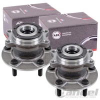2X A.B.S. Radlager/Radnabe Mit ABS-RING Hinten Passend FüR CitroËN C4 Mitsubishi