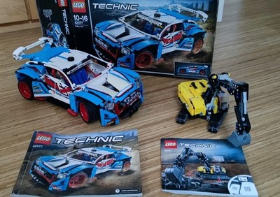 LEGO TECHNIC: 42077 Rallye Car & Hydraulikbagger 42121