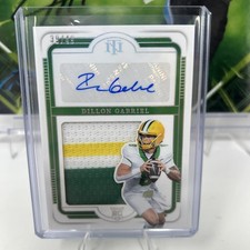 DILLON GABRIEL 2025 Panini National Treasures Collegiate Rookie RPA Auto /49 P84
