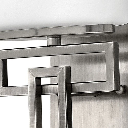 Hinkley Lighting 5100 Lanza 1 Light 12" Tall Bathroom Sconce - Nickel - Picture 6 of 8