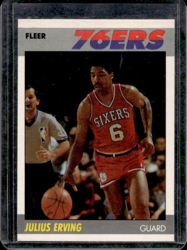 1987-88 Fleer Julius Erving #35 76ers