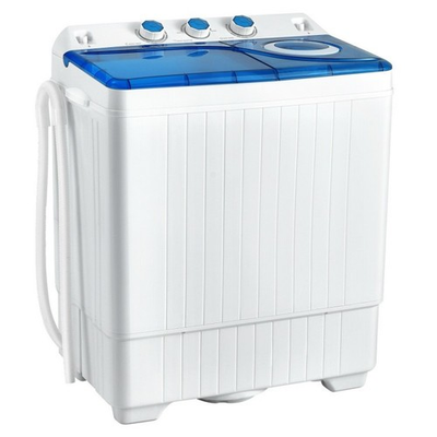 #ad #ad Costway 26lbs Portable Semi automatic Twin Tub Washing Machine W Drain Pump $165.00