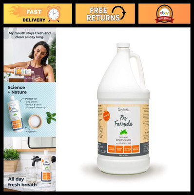 Fresh Mint Mouthwash - Patented Zinc Formula for Fresh Breath & Healthy Gums - 1