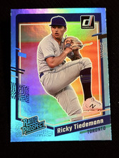 2023 Donruss HALO BLUE FOIL REFRACTOR RATED PROSPECT Ricky Tiedemann item 1