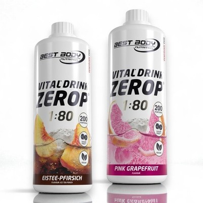 Best Body Low Carb Vital Drink  2 x 1 Ltr. Getränkesirup Konzentrat 12,50  /Ltr