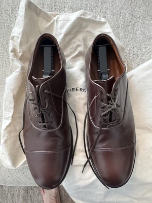 Viberg Bastion Oxford Dress Shoes 9 Cigar