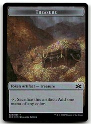 Egg // Treasure Double-Sided Token #16/22 (Foil) Double Masters 2022