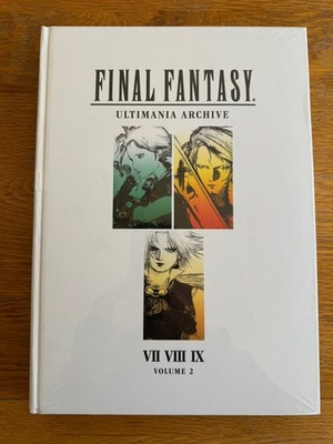 Final Fantasy Ultimania Archive Volume 2 - Hardcover New & Sealed