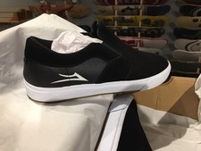 Lakai Owen VLK Black Suede Size 10 Skateboarding Shoes New w/ Box