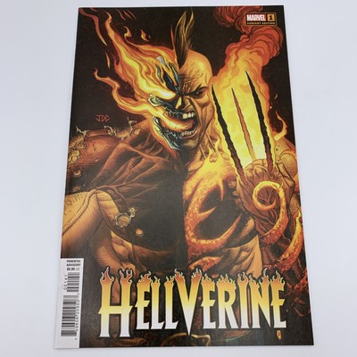 Hellverine #1 Joshua Cassara Spoiler Cover (Marvel Comics, 2024)
