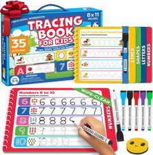 Preschool Learning Activities - Tracing Books for Kids Medium, Multicolor