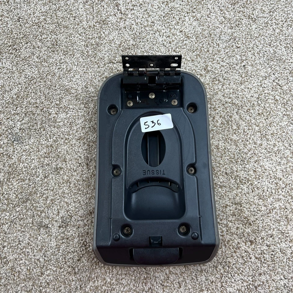 Chevrolet Impala 2000-2005 consola central gris vinilo canastilla reposabrazos tapa OEM Foto 2 de 3