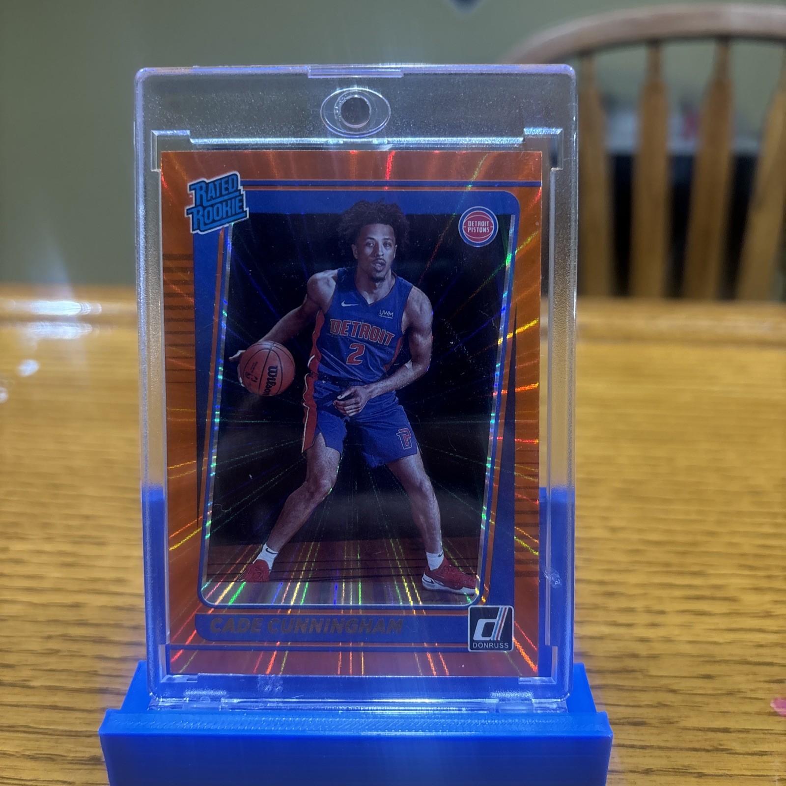 2021-22  Panini Donruss - Cade Cunningham Rated Rookie #211 Orange Laser (RC)