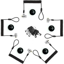 LORADAR Retractable Cable Lock: Laptop, Tablet, MacBook, Monitor, Mac Mini 5 Pa