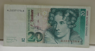1991 Germany (20) ZWANZIG DEUTSCHE MARK XF Banknote