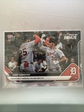 KERRY CARPENTER SP 2025 Topps NOW Opening Day Bonus #88 Tigers 3 HR's OD-88