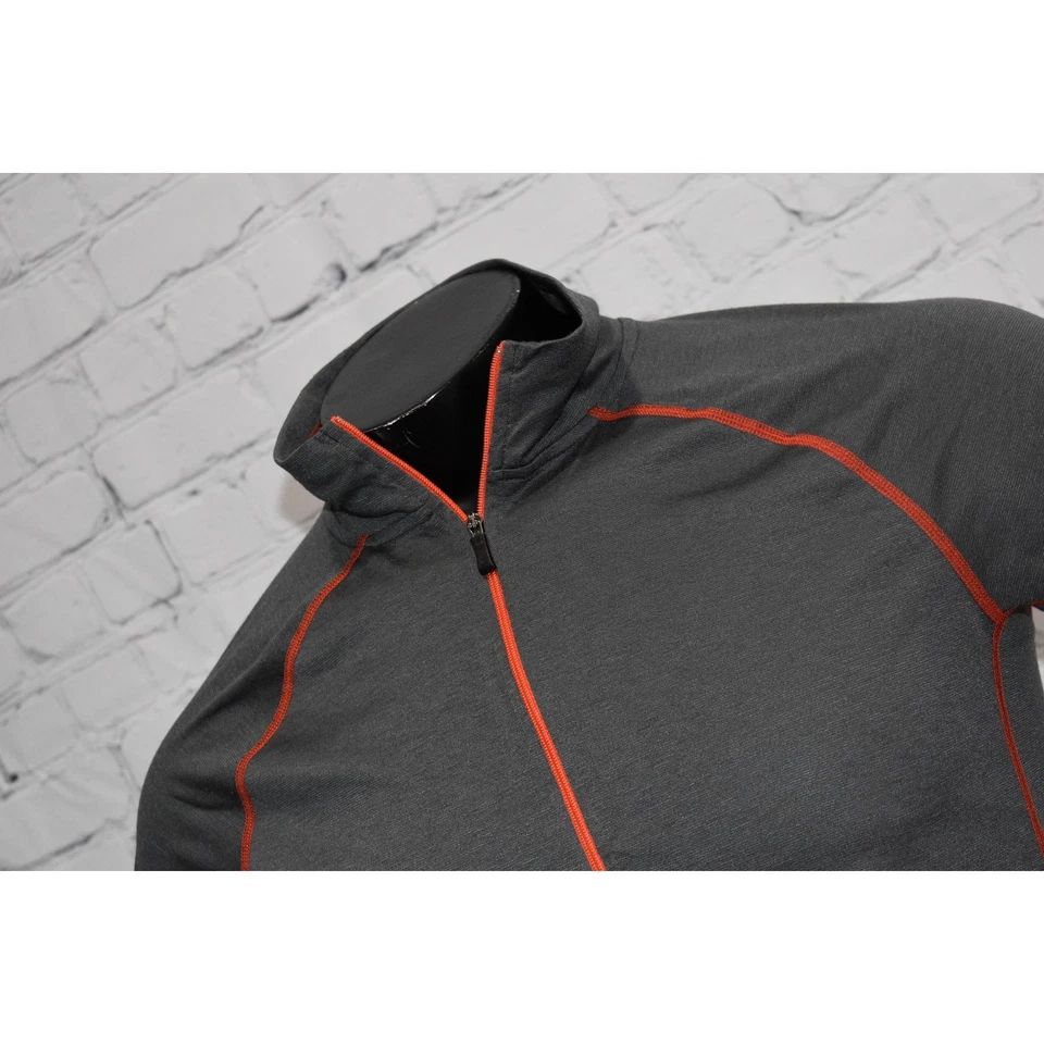 Camisa de Camping REI 1/4 Cremallera Mujer Talla Mediana Gris Poliéster Senderismo Poliéster Foto 2 de 4