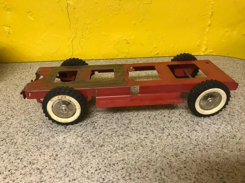 Tonka 1962 Sportsman Red Frame and Tires Only No Dents for Parts Or Restore