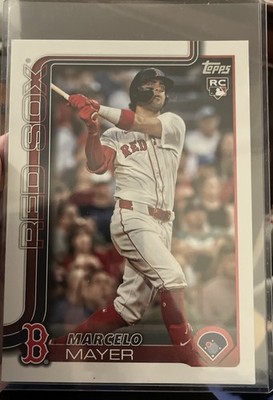 2025 Topps Update Series SuperBox Oversized Card Marcelo Mayer RC #US105 Red Sox