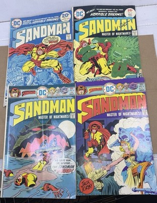 4 dc the sandman comic lot 1,2,5,6 , Jack Kirby art