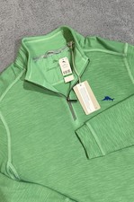 Tommy Bahama Men's Large Tobago Bay Half-Zip Sao Paulo Sweater/Jacket
